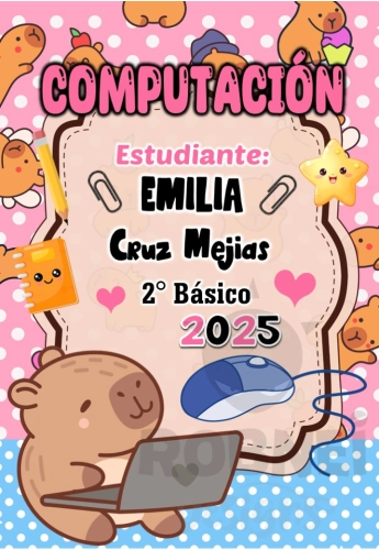 Capibara Kawaii Computacion